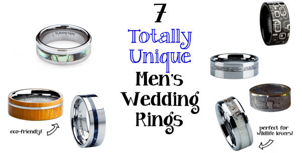 7 Unique Mens Wedding Rings | Little Vegas Wedding
