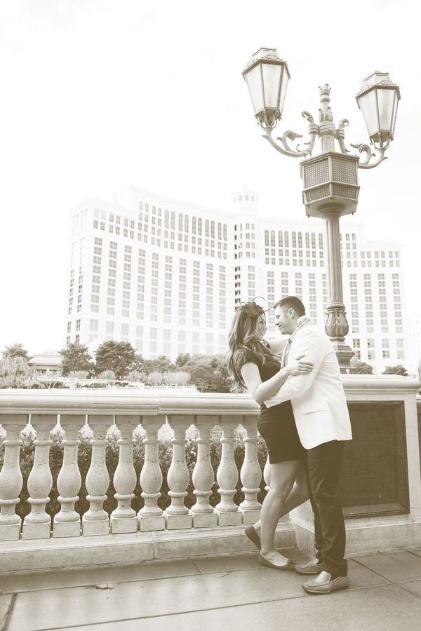 Sparkly Engagment Session on The Strip | Steffan Harris Photogra