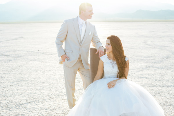 Las Vegas Desert Bridal Shoot | Gaby J Photography
