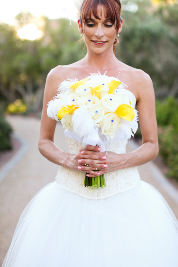 A Theatrical Blue and Yellow Westin Lake Las Vegas Wedding | j anne photography