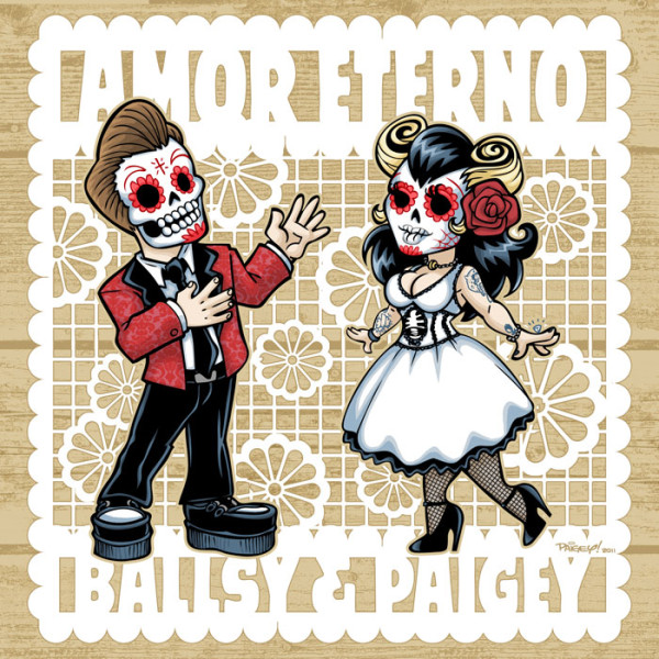 Amor Eterno Day of the Dead Wedding Logo | The Art of Paigey