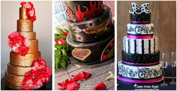 Inventive wedding cakes from Vegas cake studio Gimme Some Sugar