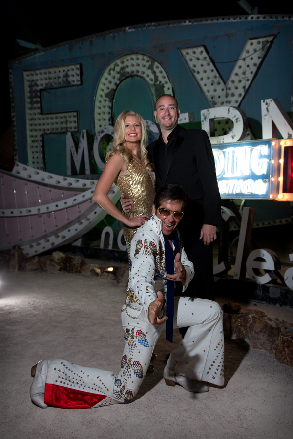 Neon Museum wedding | Little Vegas Wedding | Brilliant Imagery