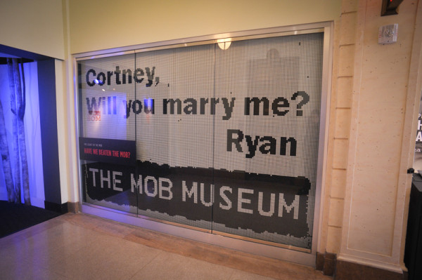 Mob Museum Proposal | Little Vegas Wedding