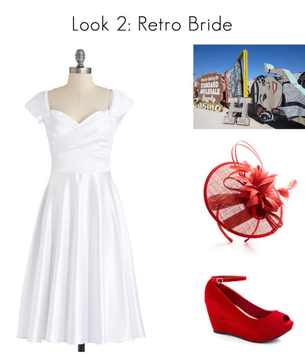 Vegas Wedding Style - Retro Bride