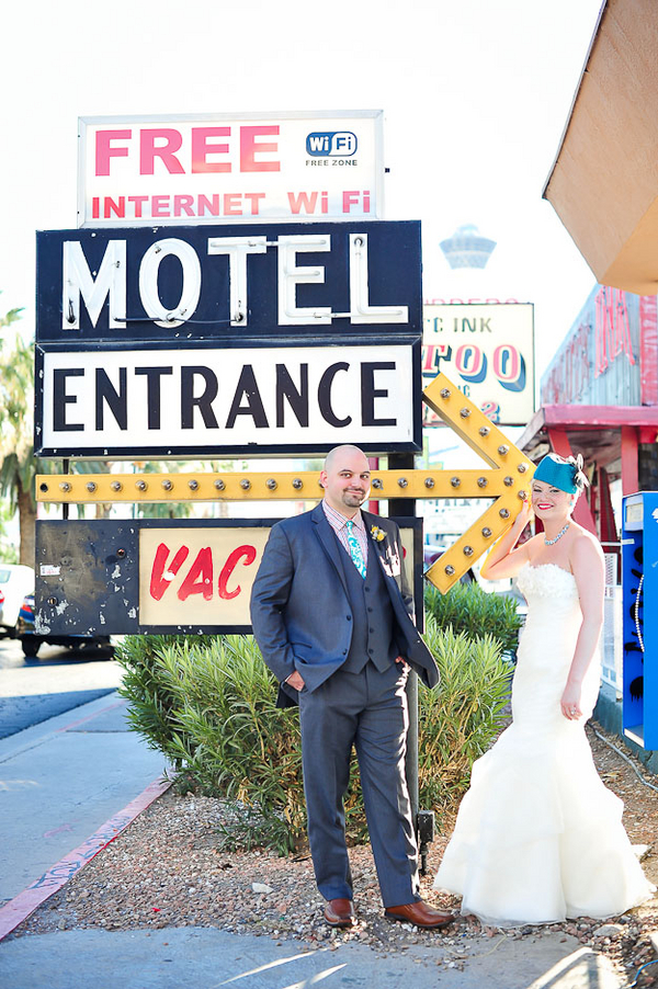 Retro Vegas Wedding | JamieY Photography on Little Vegas Wedding
