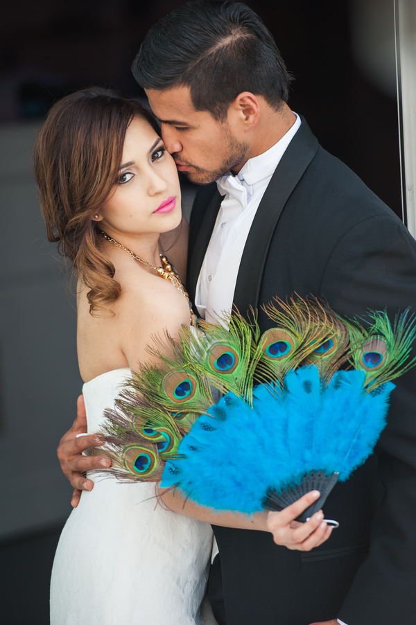 Peacock Inspired Wedding at Tropicana / Little Vegas Wedding