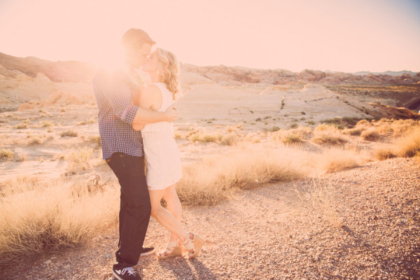 Desert Engagement | Little Vegas Wedding