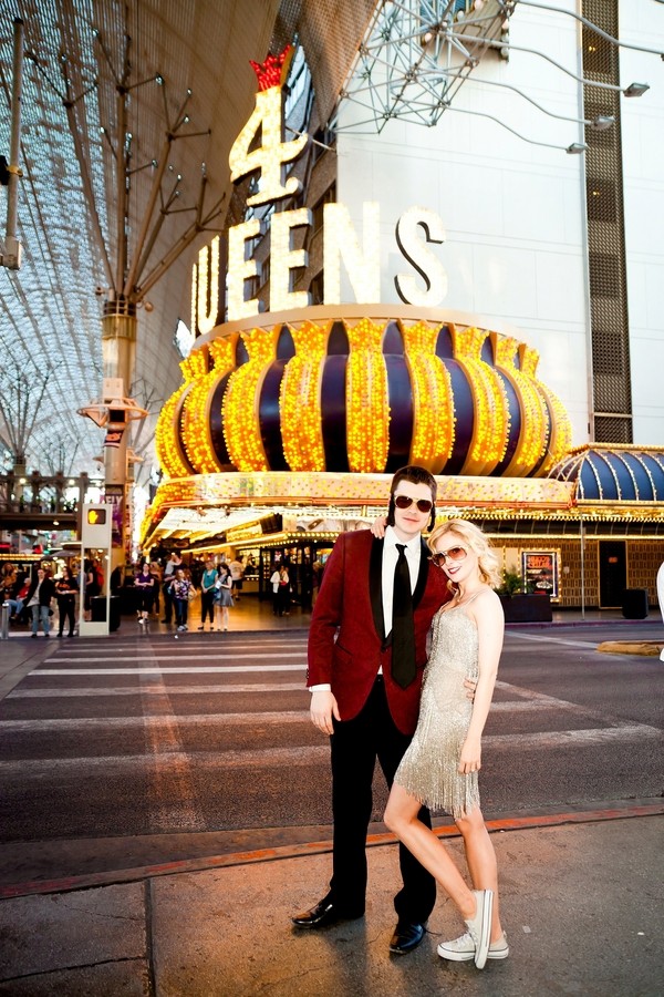 Stylish Vow Renewal | Little Vegas Wedding