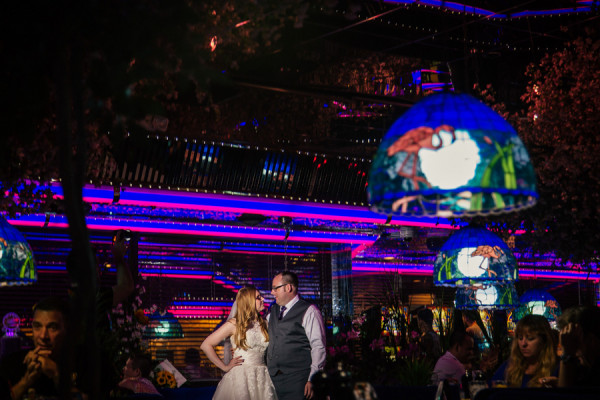 Retro Reception at The Peppermill | Little Vegas Wedding