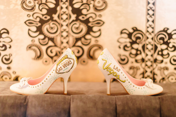 Vegas Wedding Shoes | Little Vegas Wedding