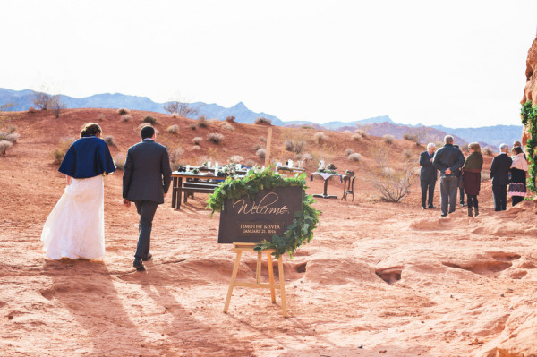 Magical Desert Elopement | Little Vegas Wedding