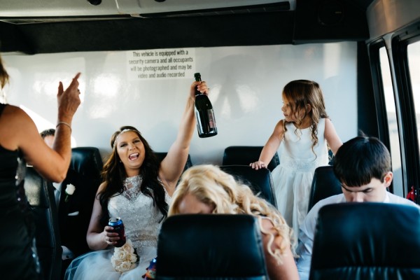 Party Bus | Little Vegas Wedding