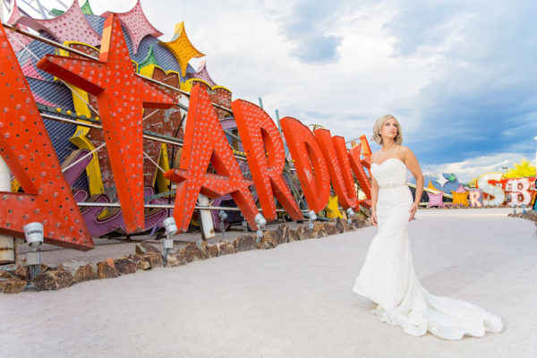Neon Museum | Little Vegas Wedding
