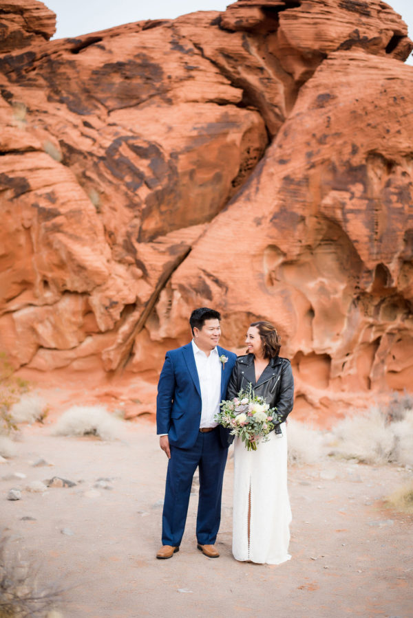 Intimate Valley of Fire Elopement | Little Vegas Wedding