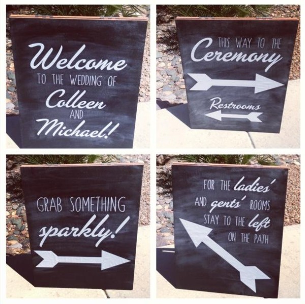 wedding fonts on chalkboard