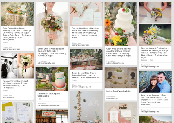 desert wedding pinterest