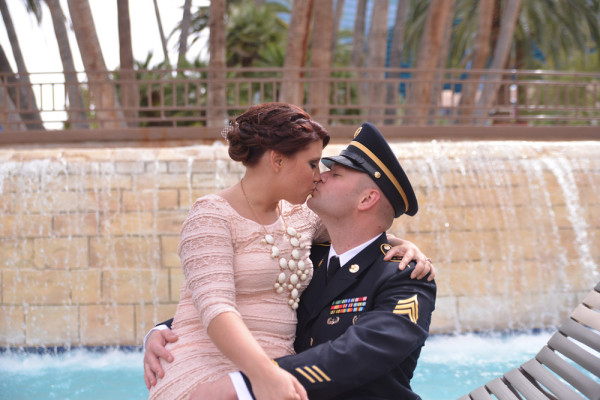 Vegas Elopement and At Home Reception