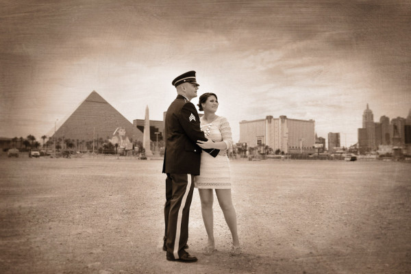 Vegas Elopement and At Home Reception