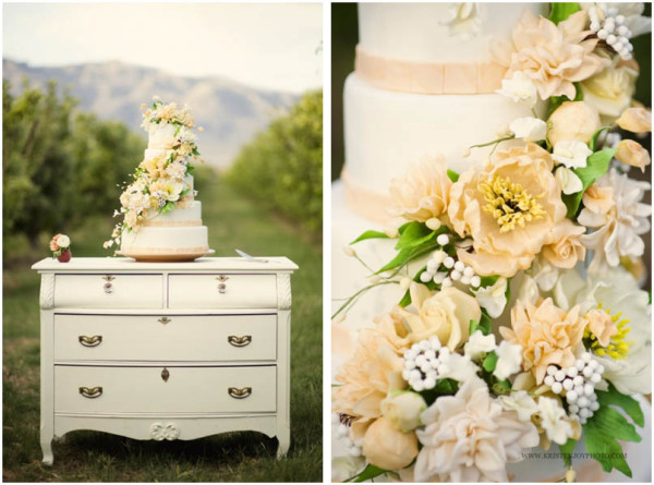 Vintage Orchard Wedding in Las Vegas | Kristen Joy Photography