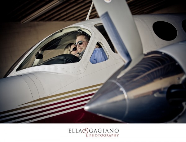 Airplane Themed Engagement, Las Vegas | Ella Gagiano Photography