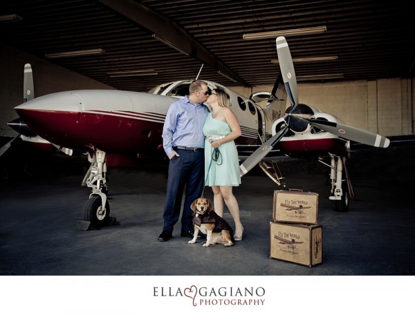 Airplane Themed Engagement, Las Vegas | Ella Gagiano Photography