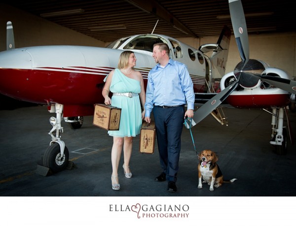 Airplane Themed Engagement, Las Vegas | Ella Gagiano Photography