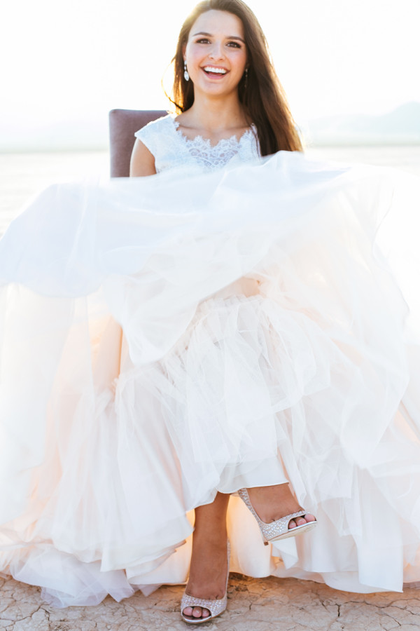 Las Vegas Desert Bridal Shoot | Gaby J Photography