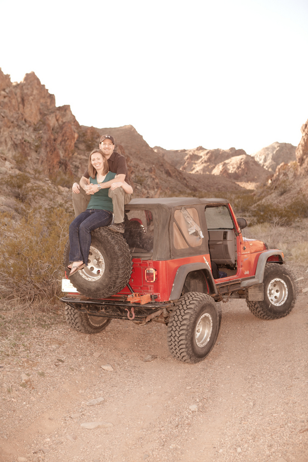 Jeep Photo Shoot - Las Vegas Elopement Photography - adventure wedding photography