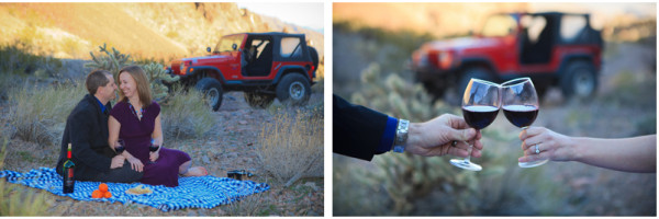 Jeep Photo Shoot - Las Vegas Elopement Photography - adventure wedding photography