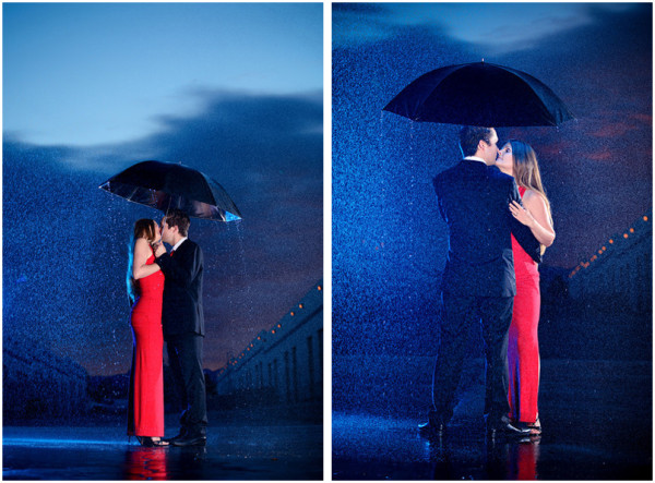 Rainy Engagement Session in Las Vegas | F-Sequence Photography