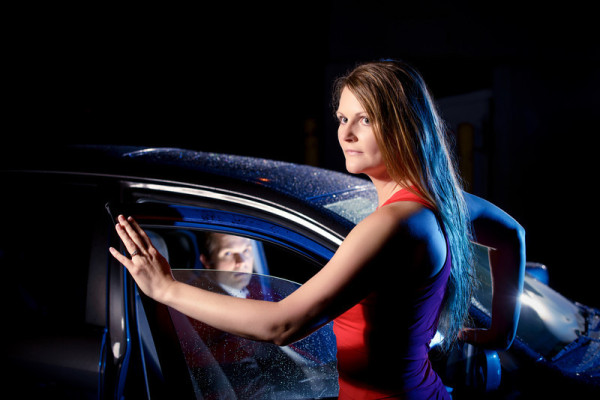 Rainy Engagement Session in Las Vegas | F-Sequence Photography