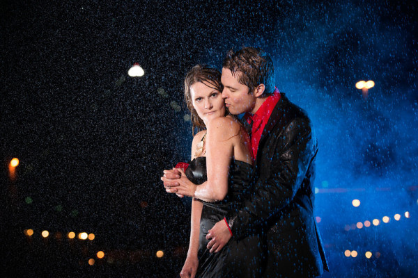 Rainy Engagement Session in Las Vegas | F-Sequence Photography