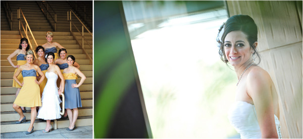 Yellow + Gray Joes Stonecrab Las Vegas Reception | JamieY Photog