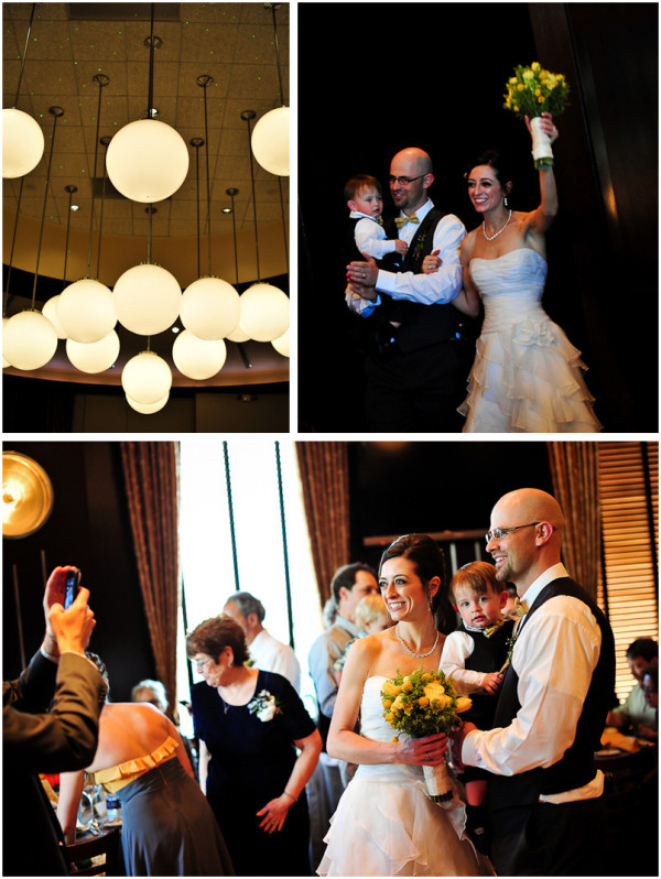 Yellow + Gray Joes Stonecrab Las Vegas Reception | JamieY Photog