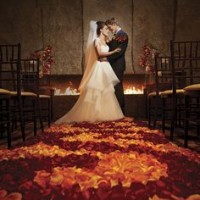 Fireside Lounge Wedding at Aria | Little Vegas Wedding Venue Guide