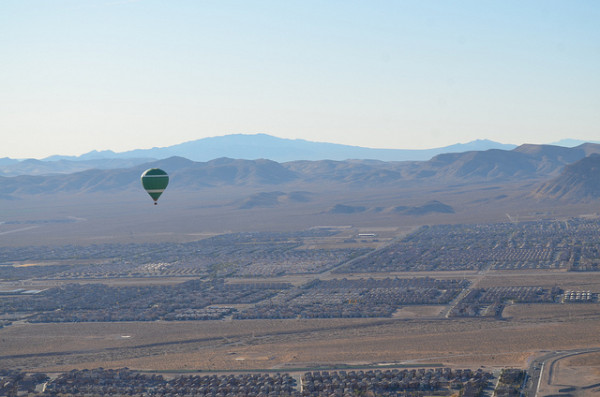 Hot Air Balloon Proposal | Little Vegas Wedding