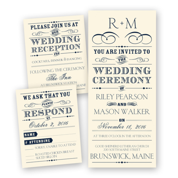 Discount Las Vegas Wedding Invitations | Little Vegas Wedding