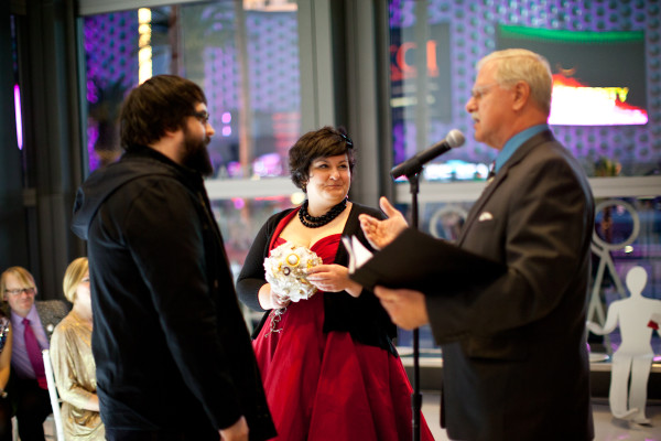 Cosmopolitan Pop Up Wedding by Heather Parker Photography | Little Vegas Wedding