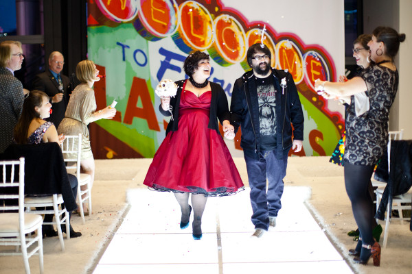 Cosmopolitan Pop Up Wedding by Heather Parker Photography | Little Vegas Wedding