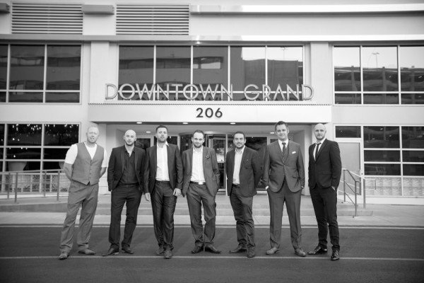 Retro Vegas Bachelor Party | Little Vegas Wedding