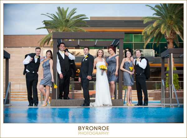 Modern Poolside Wedding at M Resort | Little Vegas Wedding