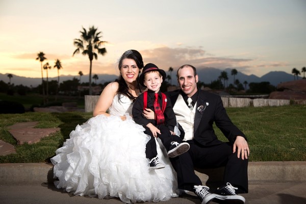 Black and Red Wedding at Canyon Gate | Little Vegas Wedding