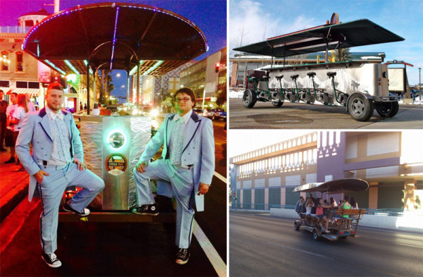 CyclePub | Unique Las Vegas Wedding Transportation | Little Vegas Wedding