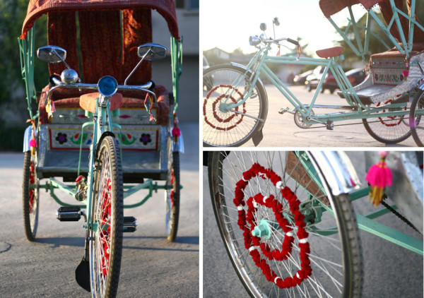 Vintage Rickshaw | Unique Las Vegas Wedding Transportation | Little Vegas Wedding