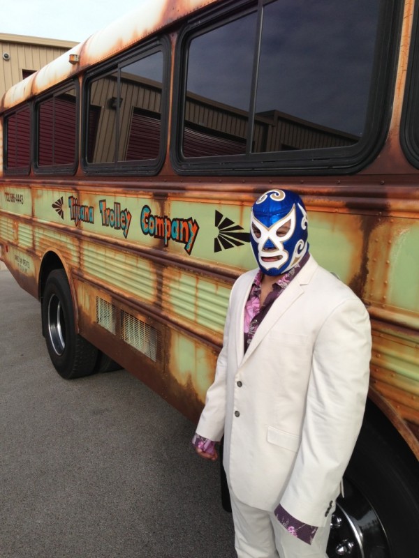 Tijuana Trolley | Unique Las Vegas Wedding Transportation | Little Vegas Wedding