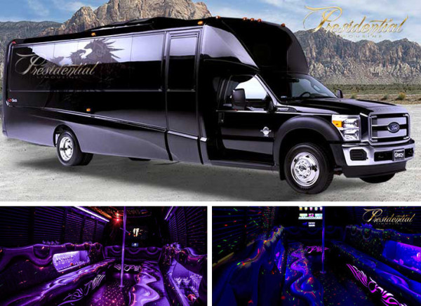 Party Bus | Unique Las Vegas Wedding Transportation | Little Vegas Wedding