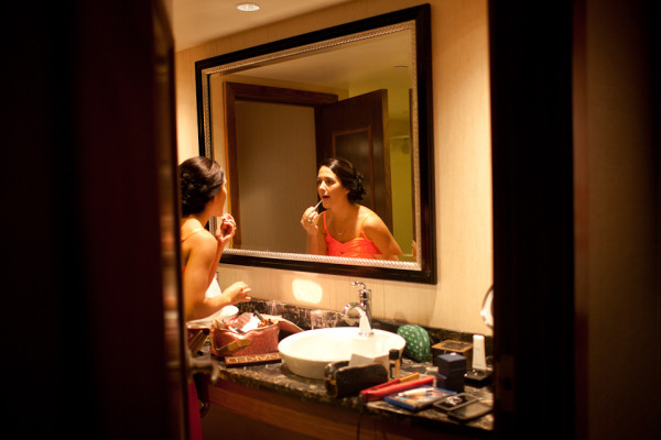 Casual Reception at Caesars Palace | Little Vegas Wedding