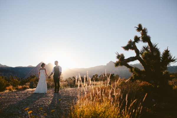 Casual Reception at Caesars Palace | Little Vegas Wedding