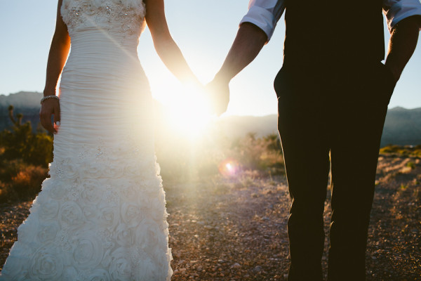 Casual Reception at Caesars Palace | Little Vegas Wedding